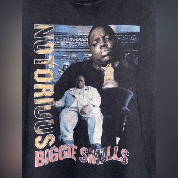 Notorious BIG Biggie Smalls Rap Tee L 1/1 Merch UNI Tailgate​ - Picture 2 of 5